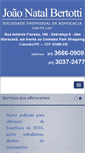 Mobile Screenshot of joaonatalbertotti.adv.br